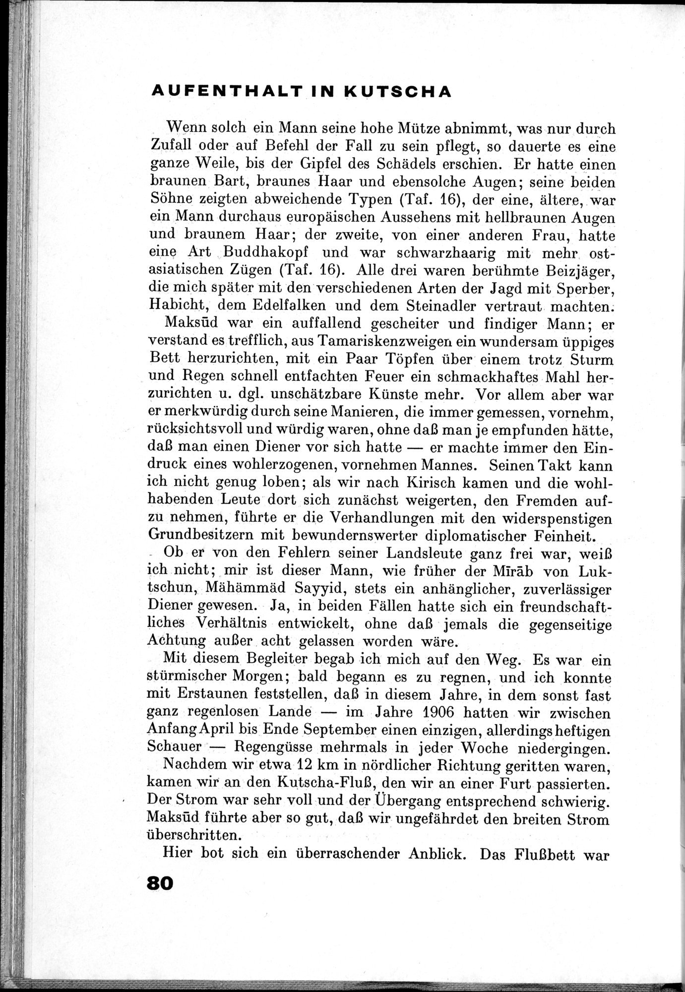 Von Land und Leuten in Ostturkistan : vol.1 / 112 ページ（白黒高解像度画像）
