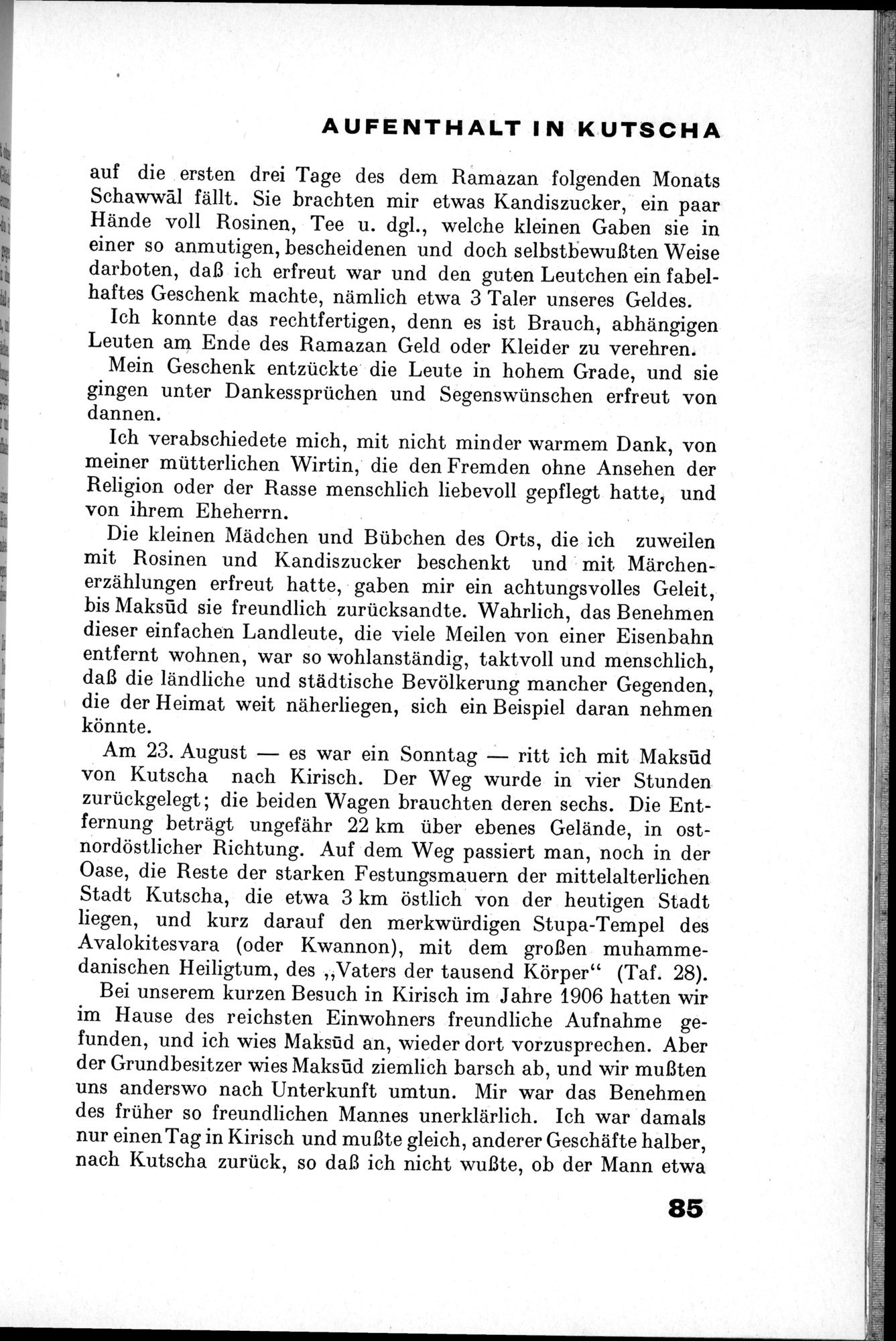 Von Land und Leuten in Ostturkistan : vol.1 / 119 ページ（白黒高解像度画像）