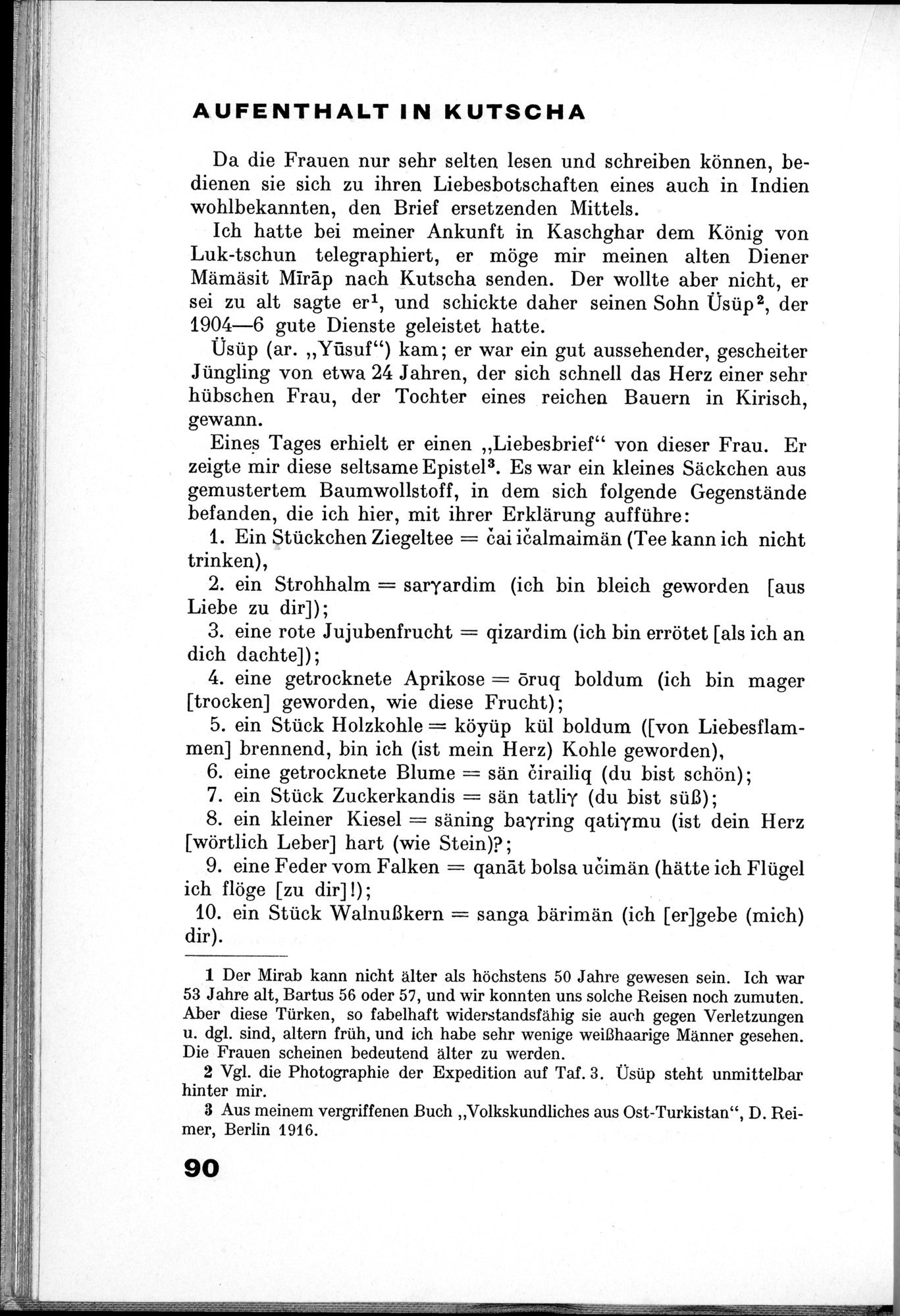 Von Land und Leuten in Ostturkistan : vol.1 / 124 ページ（白黒高解像度画像）