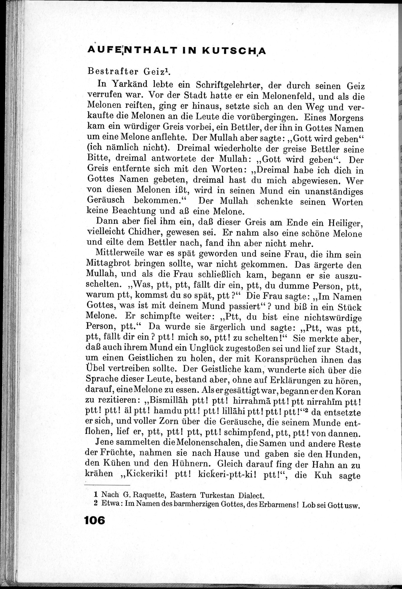 Von Land und Leuten in Ostturkistan : vol.1 / 146 ページ（白黒高解像度画像）