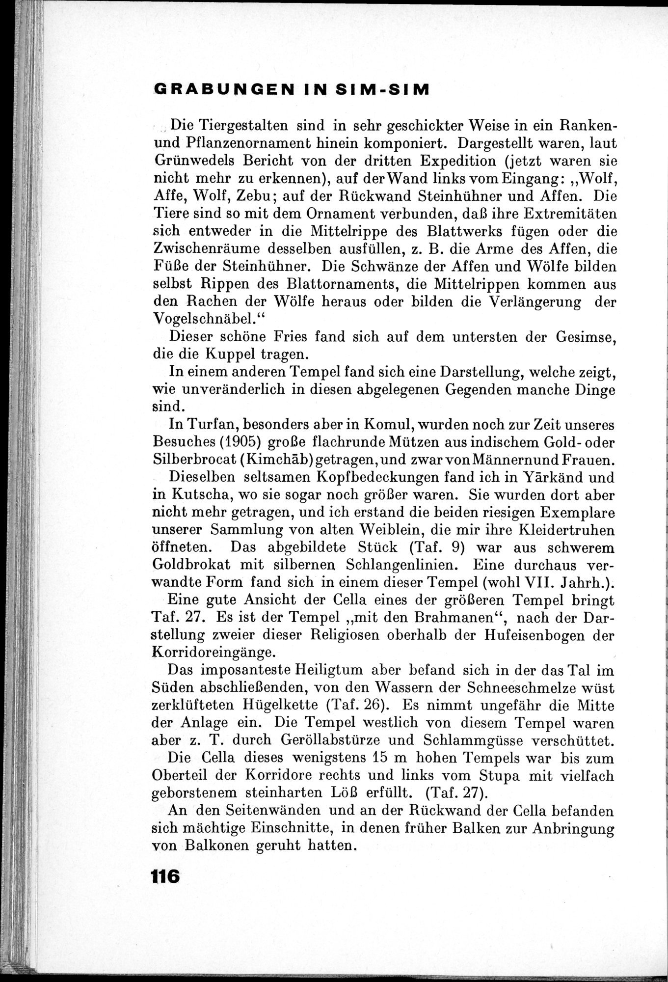 Von Land und Leuten in Ostturkistan : vol.1 / 158 ページ（白黒高解像度画像）