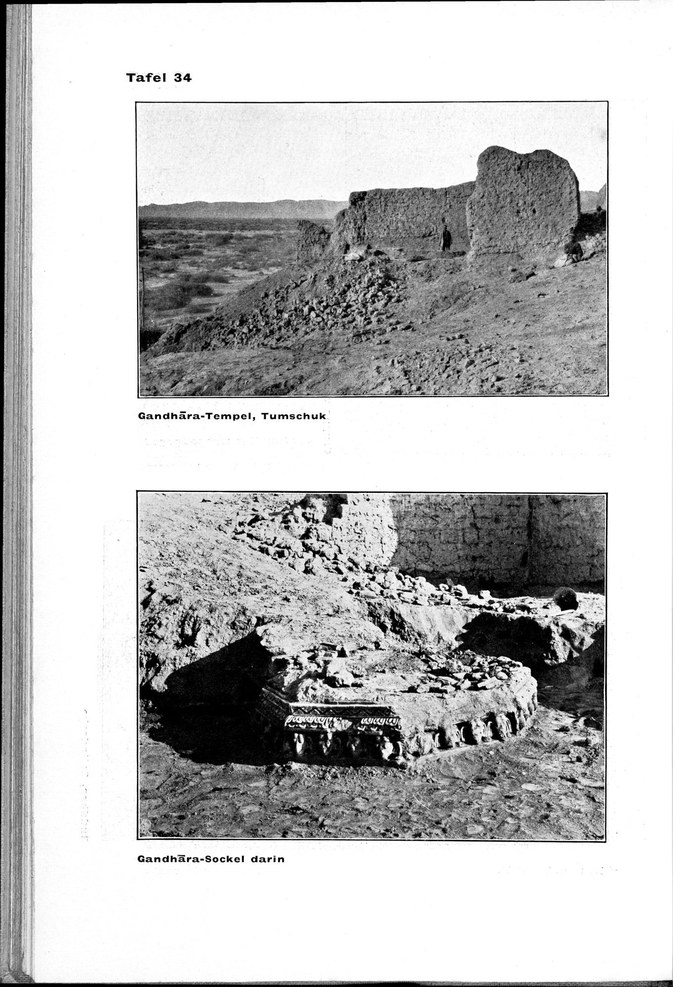Von Land und Leuten in Ostturkistan : vol.1 / 182 ページ（白黒高解像度画像）