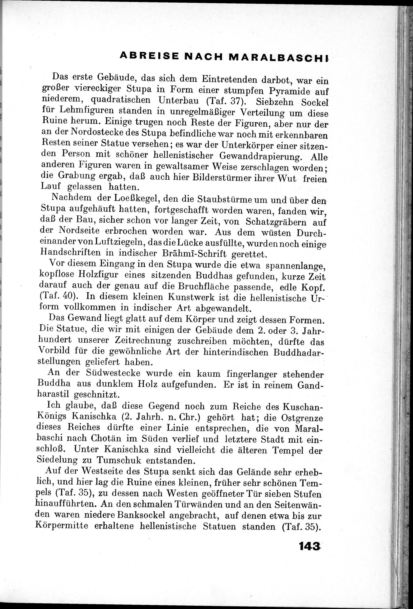 Von Land und Leuten in Ostturkistan : vol.1 / 191 ページ（白黒高解像度画像）