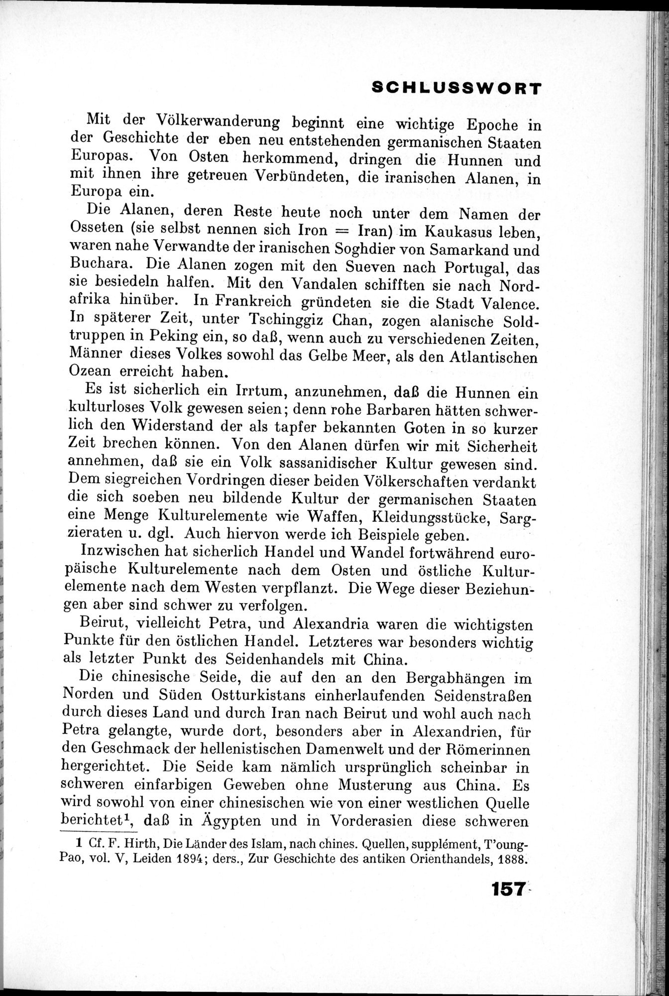 Von Land und Leuten in Ostturkistan : vol.1 / 207 ページ（白黒高解像度画像）