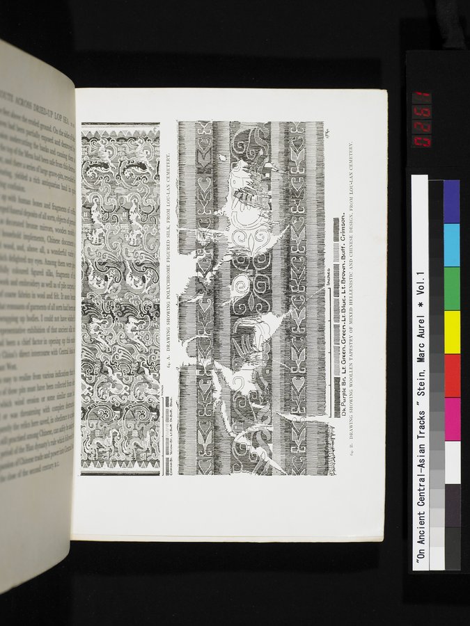 On Ancient Central-Asian Tracks : vol.1 / Page 261 (Color Image)