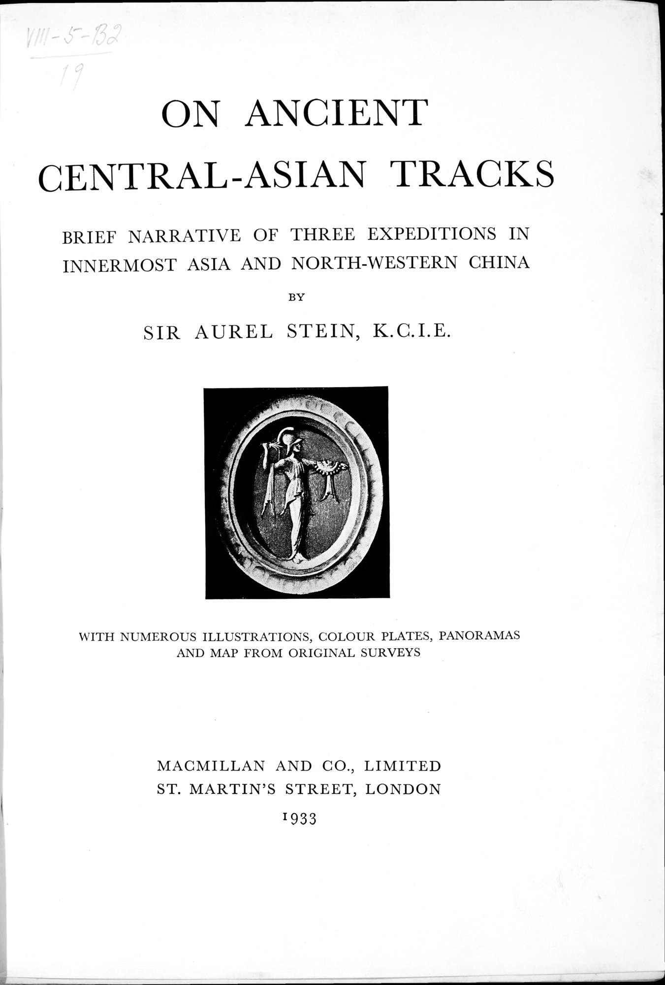 On Ancient Central-Asian Tracks : vol.1 / 13 ページ（白黒高解像度画像）