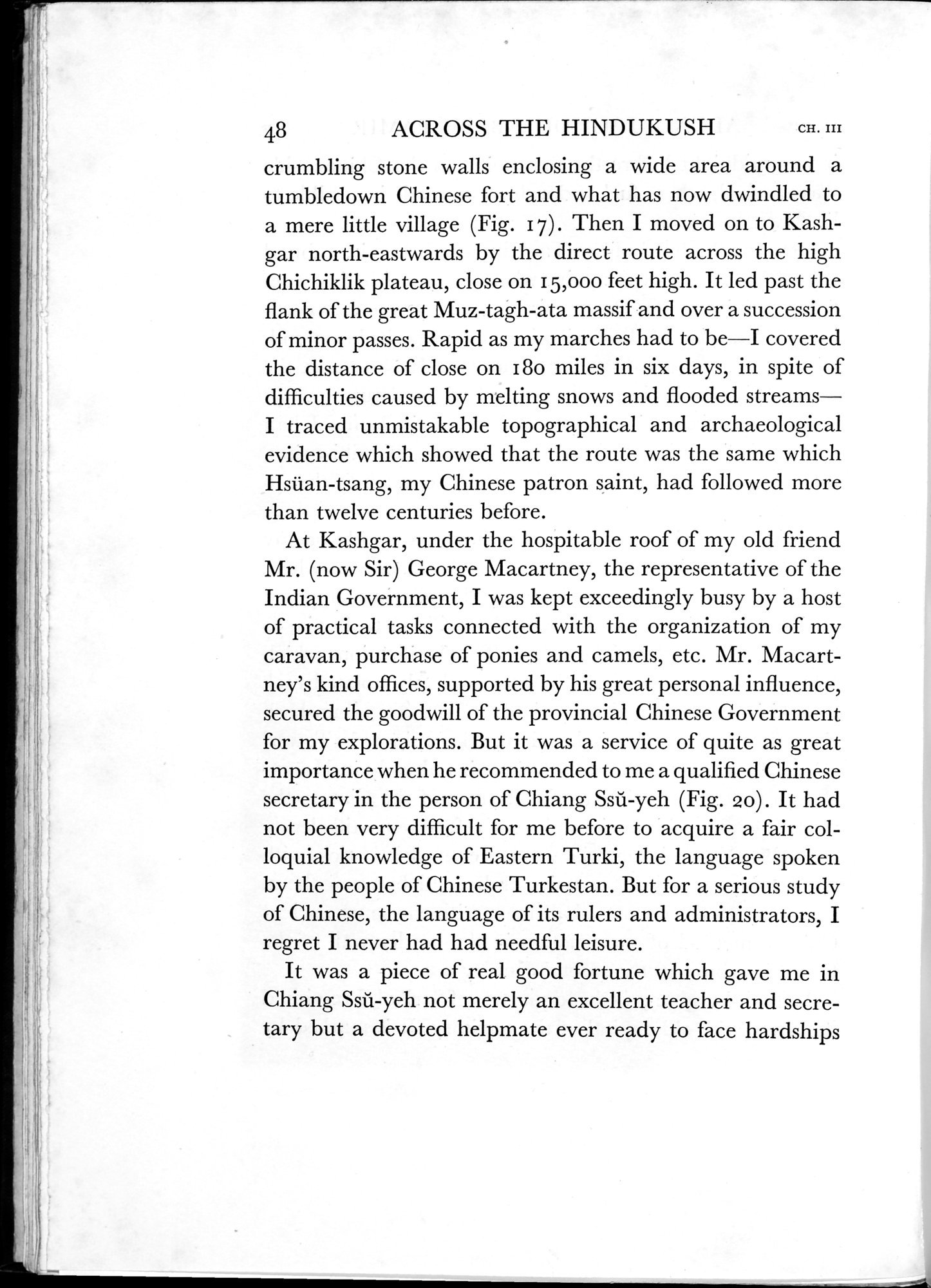 On Ancient Central-Asian Tracks : vol.1 / Page 102 (Grayscale High Resolution Image)