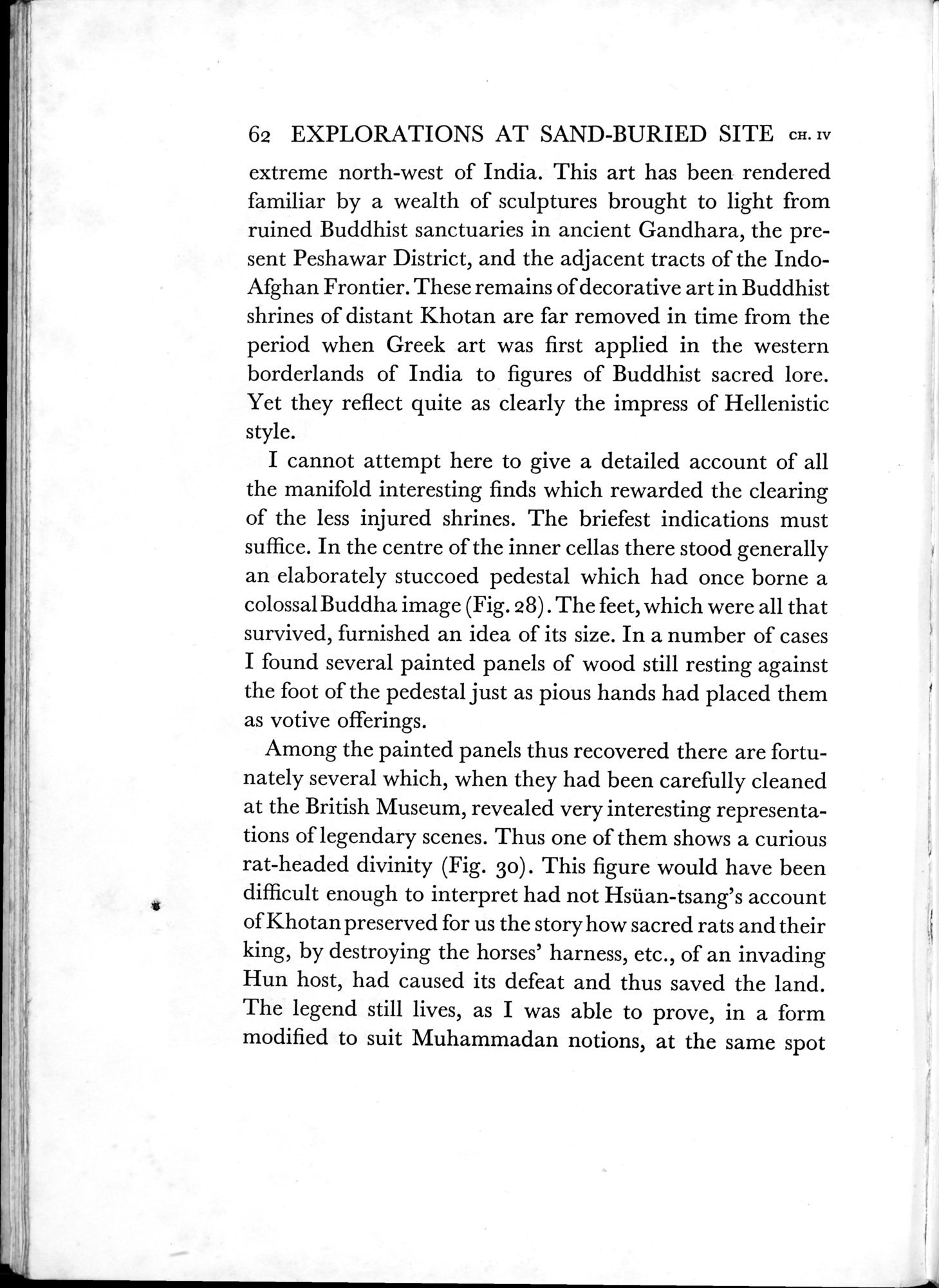 On Ancient Central-Asian Tracks : vol.1 / Page 126 (Grayscale High Resolution Image)