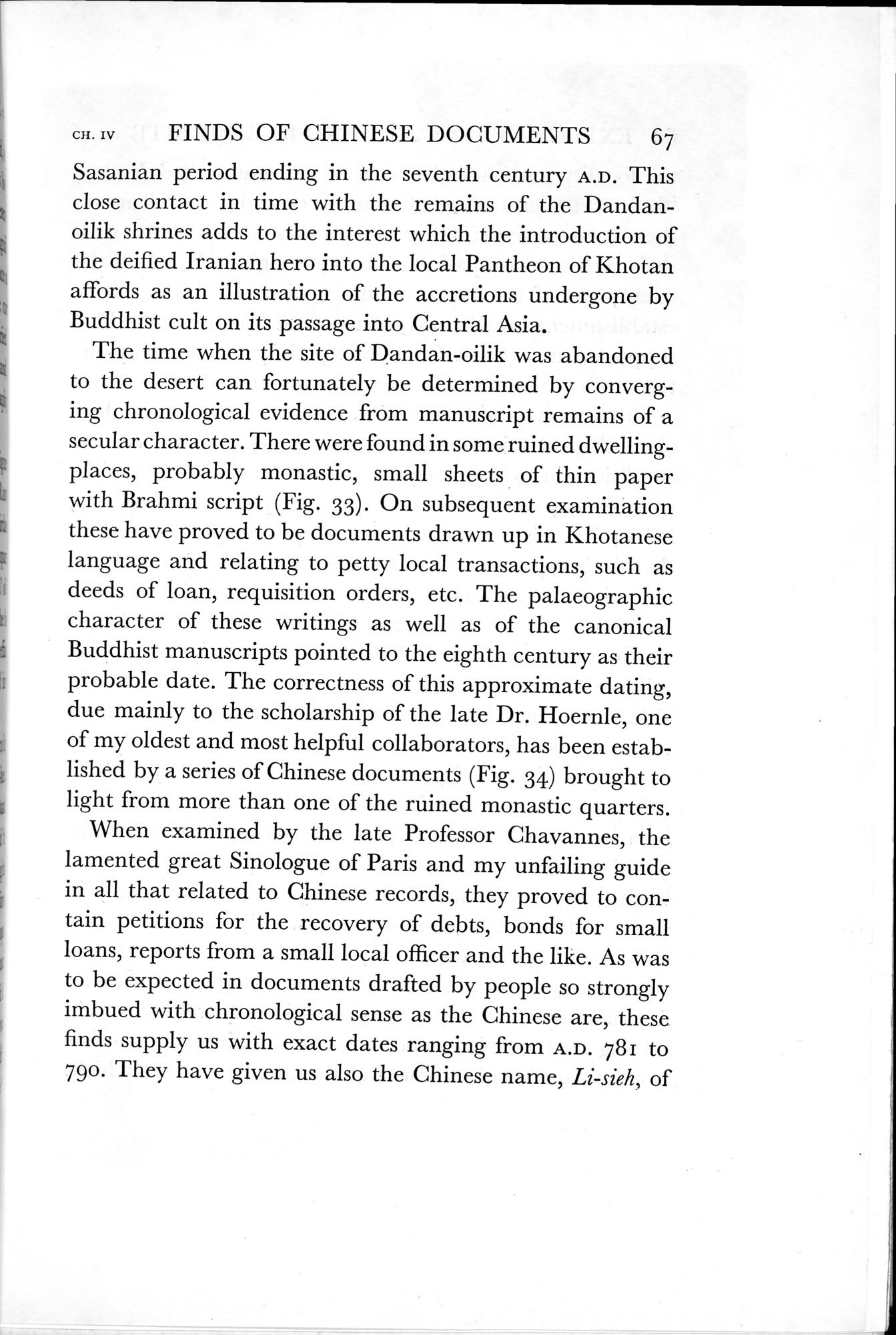 On Ancient Central-Asian Tracks : vol.1 / Page 135 (Grayscale High Resolution Image)