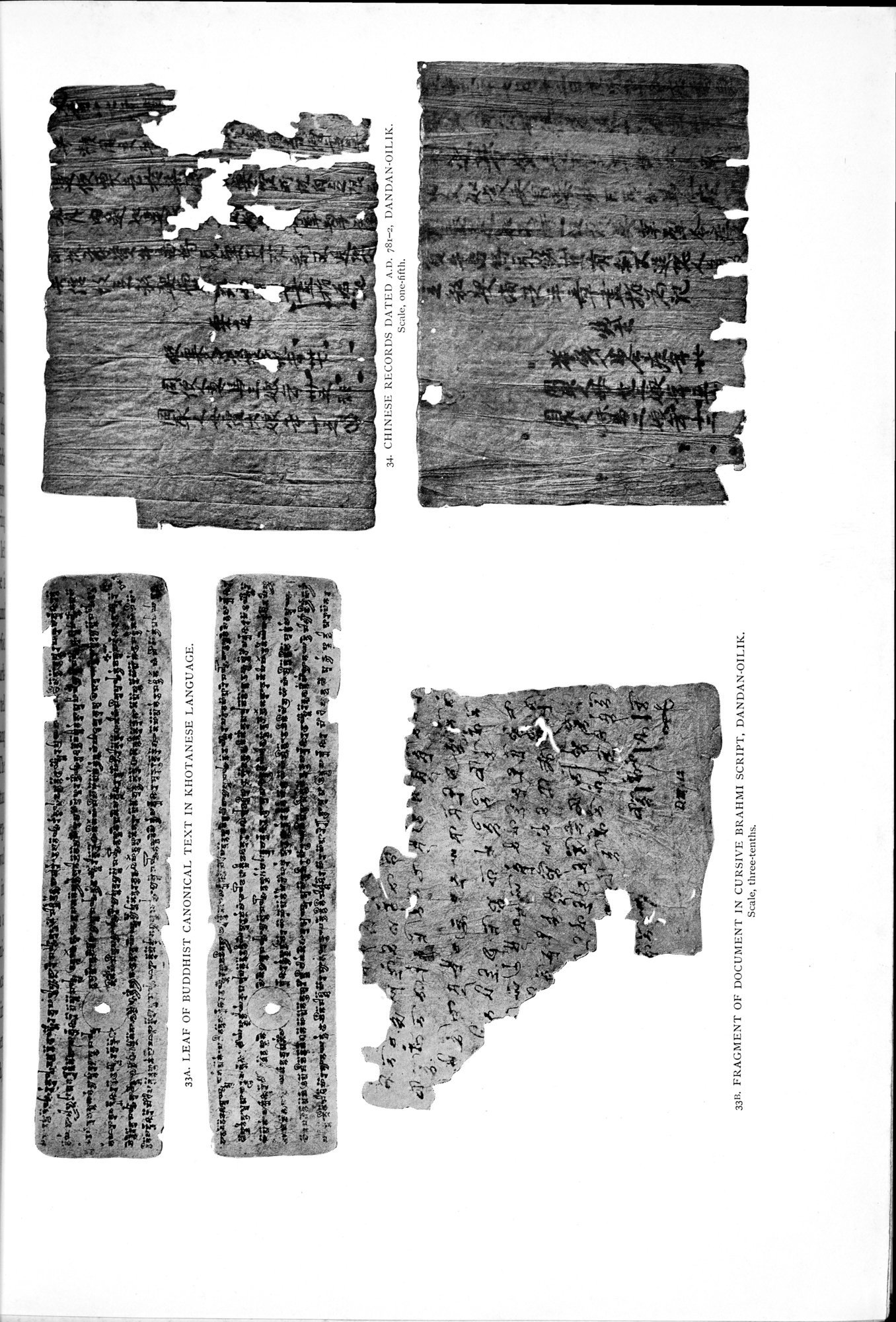 On Ancient Central-Asian Tracks : vol.1 / Page 137 (Grayscale High Resolution Image)