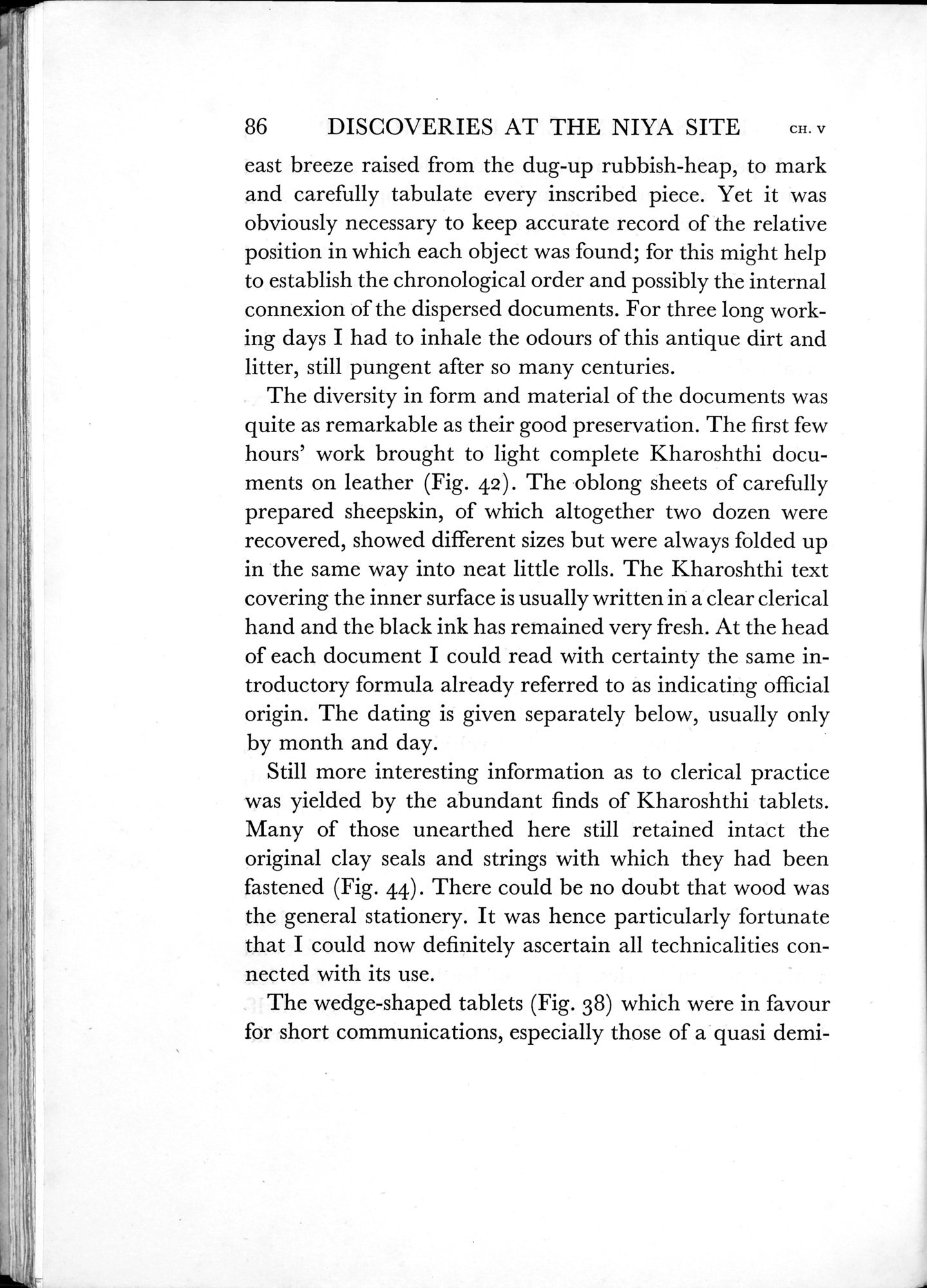 On Ancient Central-Asian Tracks : vol.1 / Page 164 (Grayscale High Resolution Image)