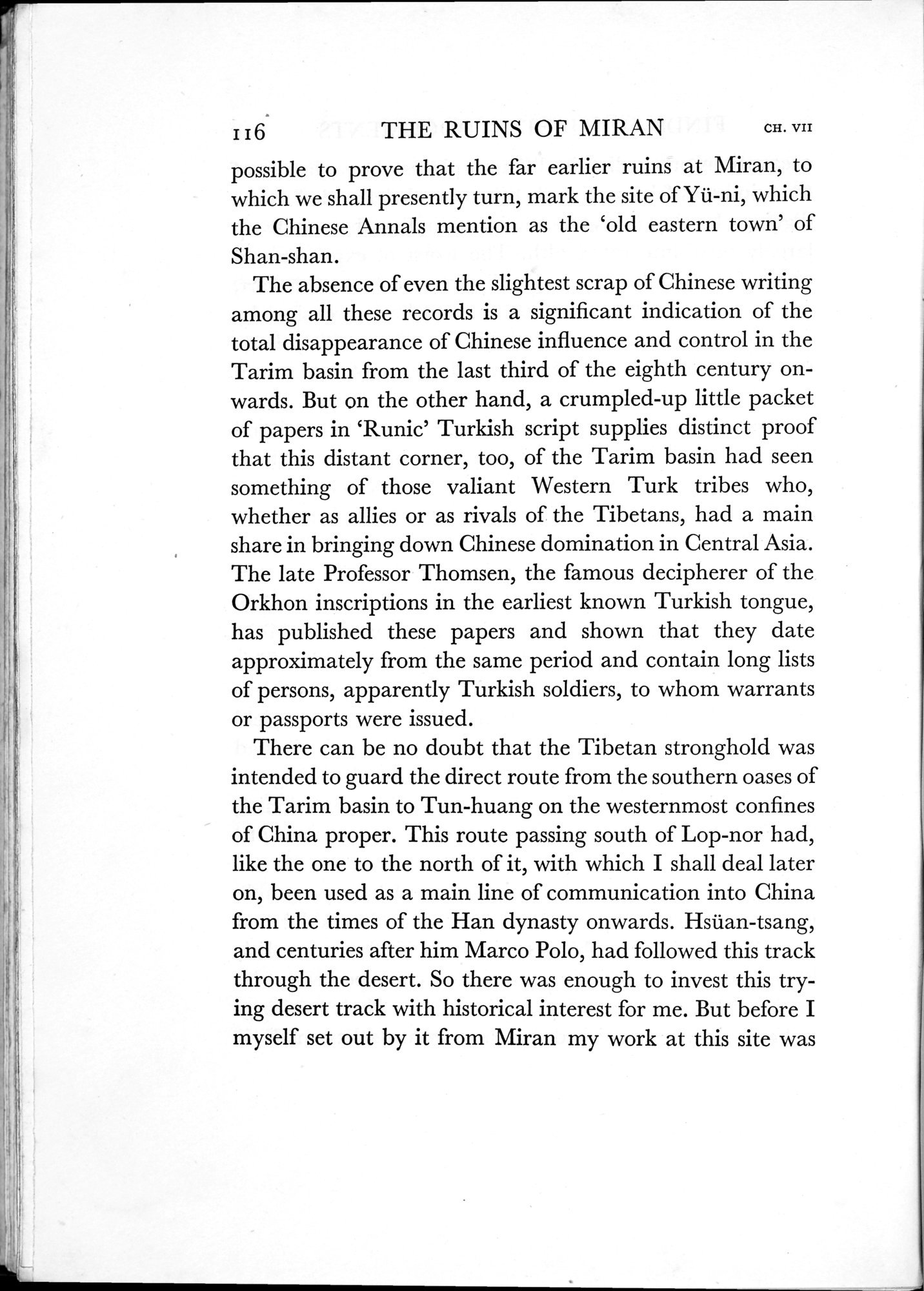 On Ancient Central-Asian Tracks : vol.1 / Page 204 (Grayscale High Resolution Image)