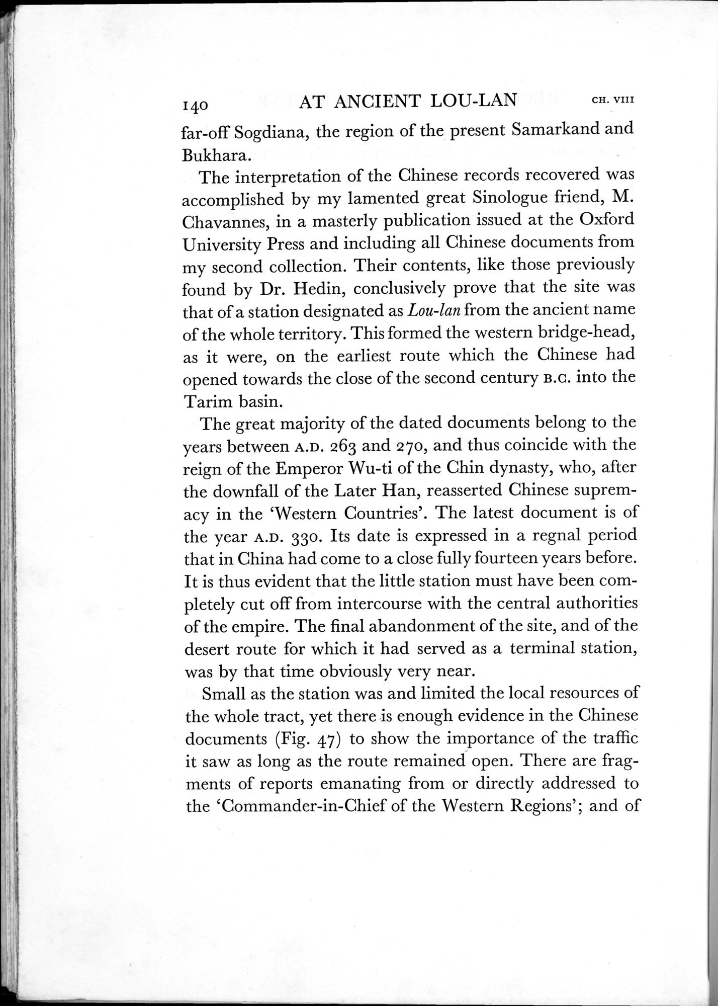 On Ancient Central-Asian Tracks : vol.1 / Page 244 (Grayscale High Resolution Image)