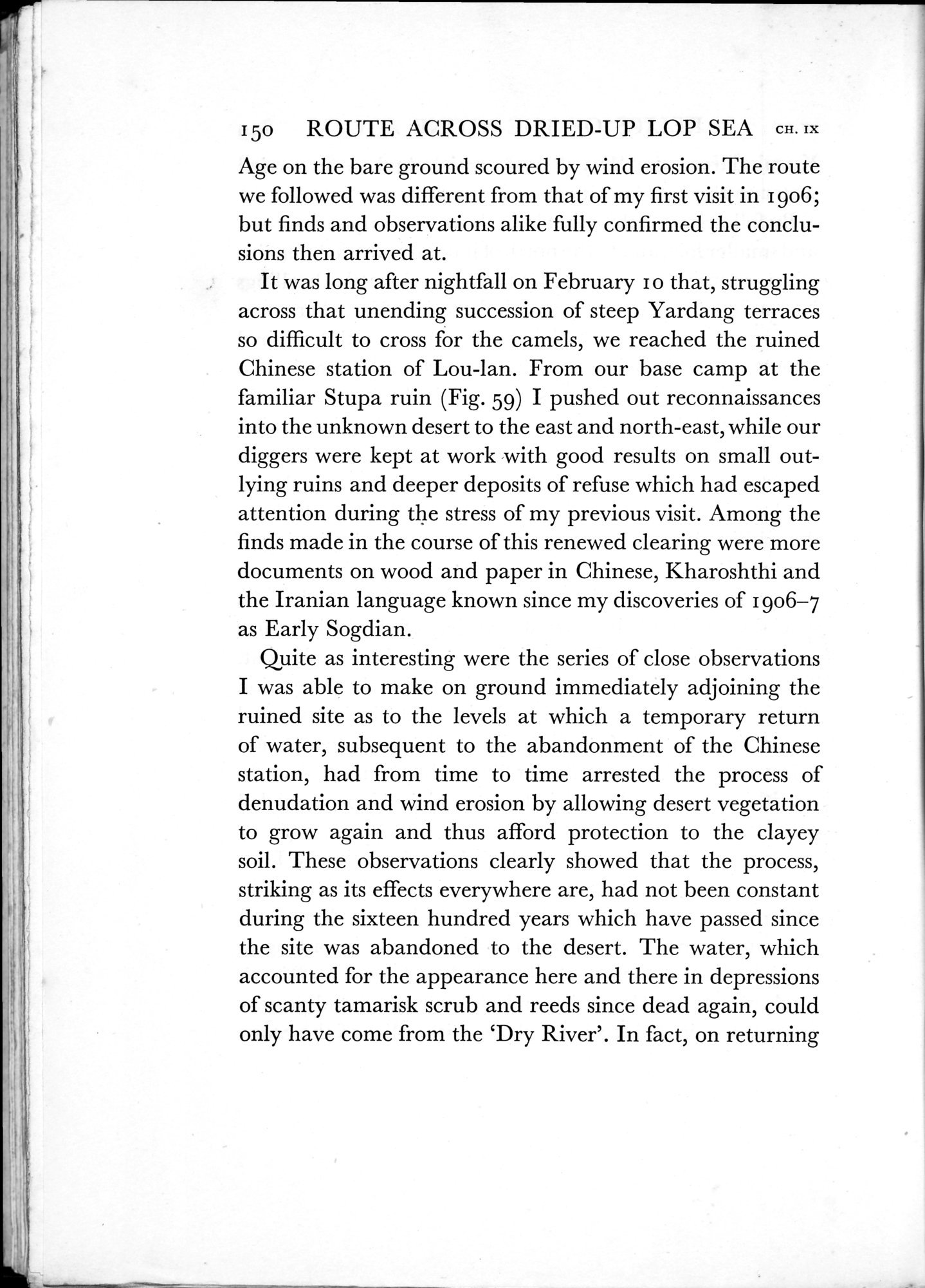 On Ancient Central-Asian Tracks : vol.1 / Page 256 (Grayscale High Resolution Image)