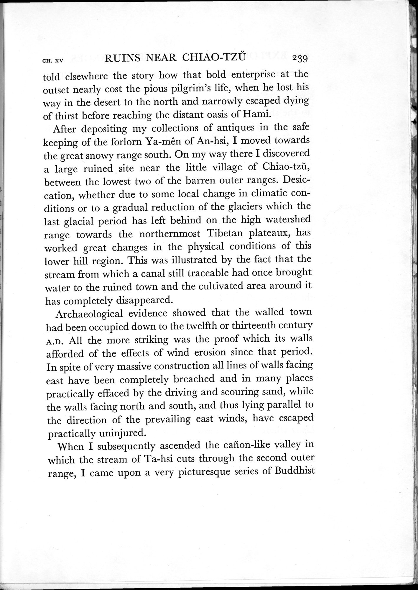 On Ancient Central-Asian Tracks : vol.1 / Page 423 (Grayscale High Resolution Image)