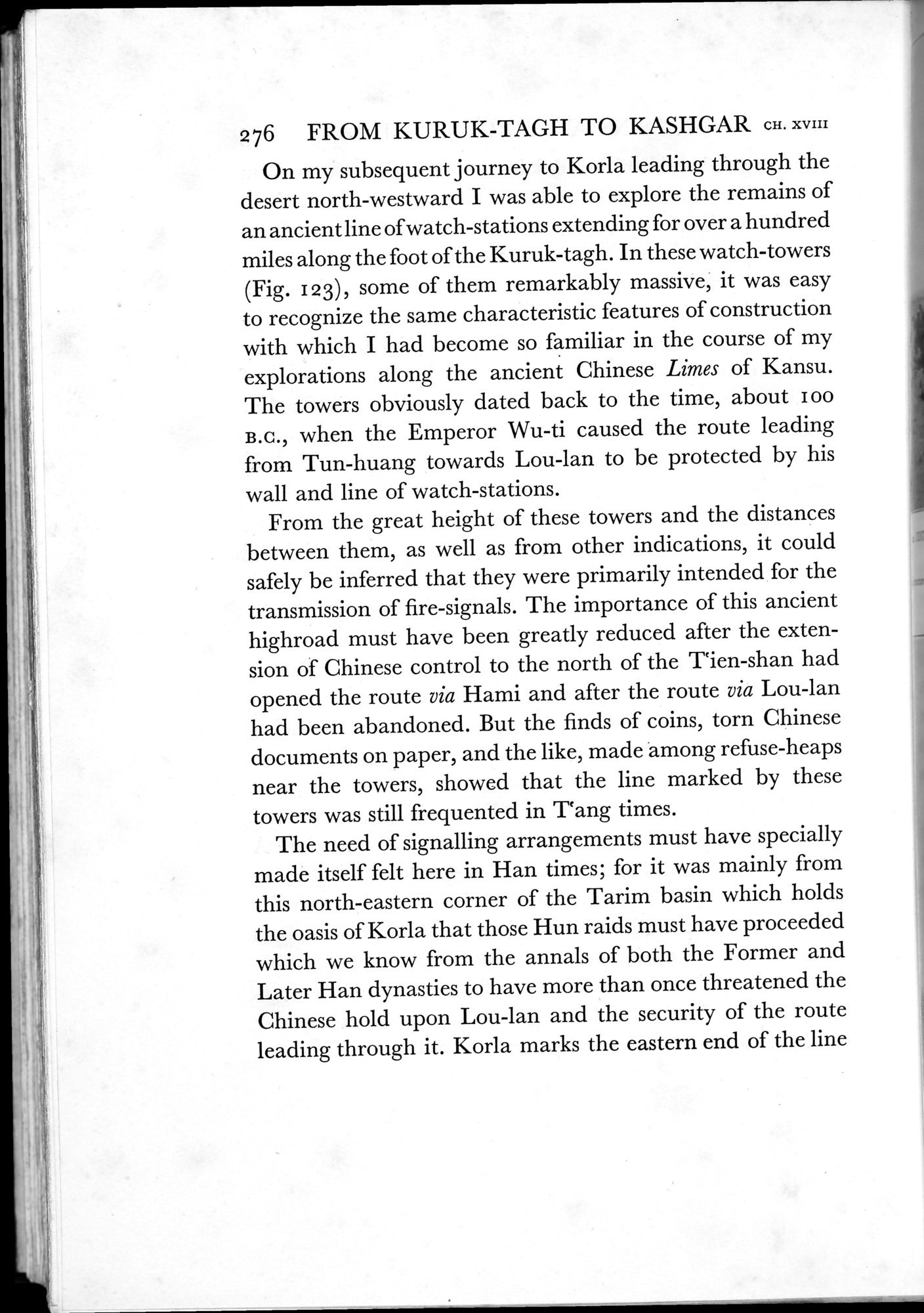 On Ancient Central-Asian Tracks : vol.1 / Page 476 (Grayscale High Resolution Image)