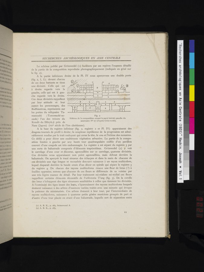 Recherches Archéologiques en Asie Centrale (1931) : vol.1 / 21 ページ（カラー画像）