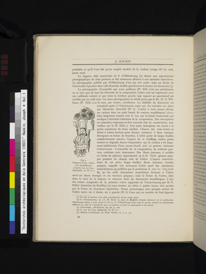 Recherches Archéologiques en Asie Centrale (1931) : vol.1 / 30 ページ（カラー画像）