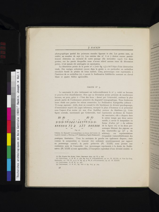 Recherches Archéologiques en Asie Centrale (1931) : vol.1 / 38 ページ（カラー画像）