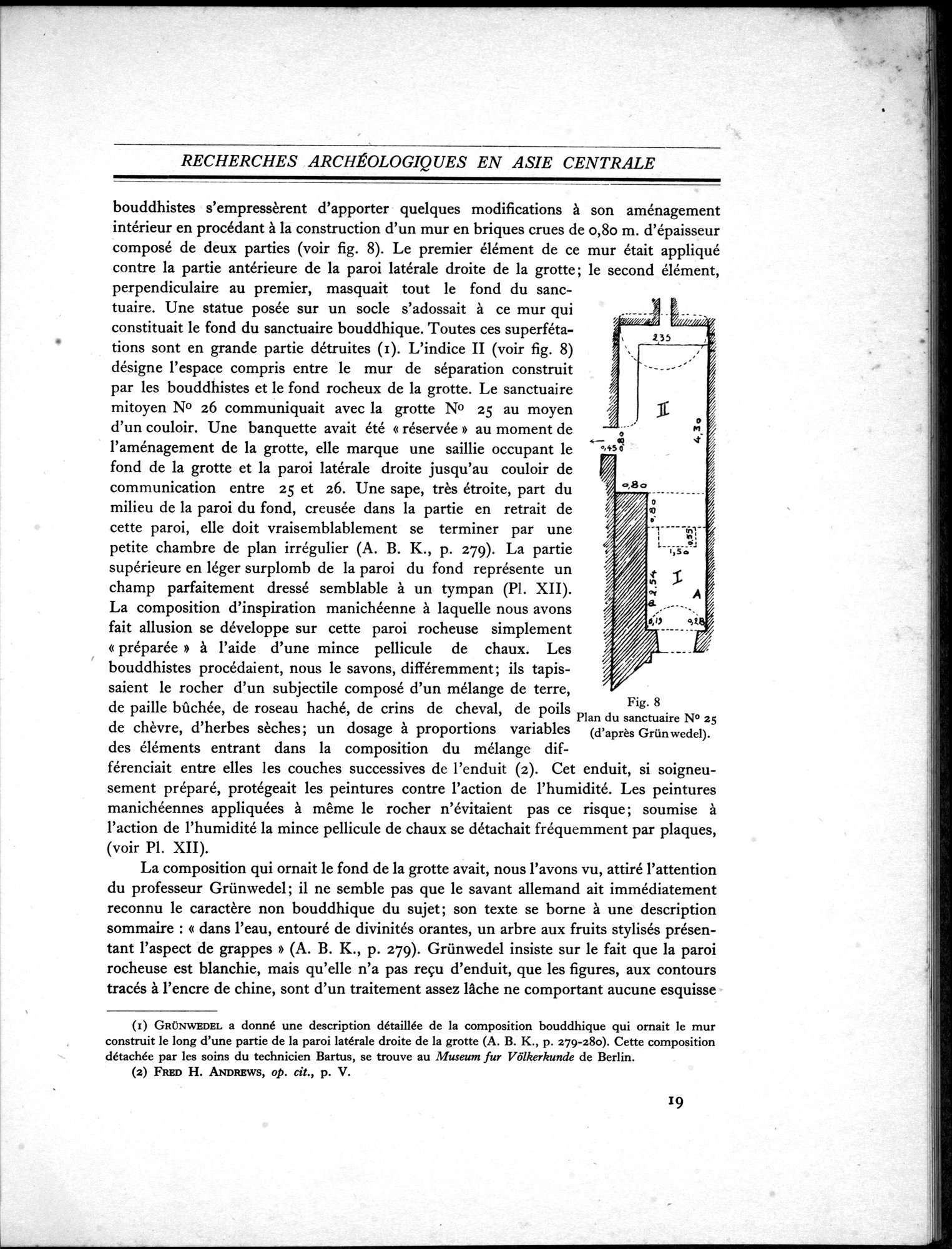 Recherches Archéologiques en Asie Centrale (1931) : vol.1 / Page 29 (Grayscale High Resolution Image)