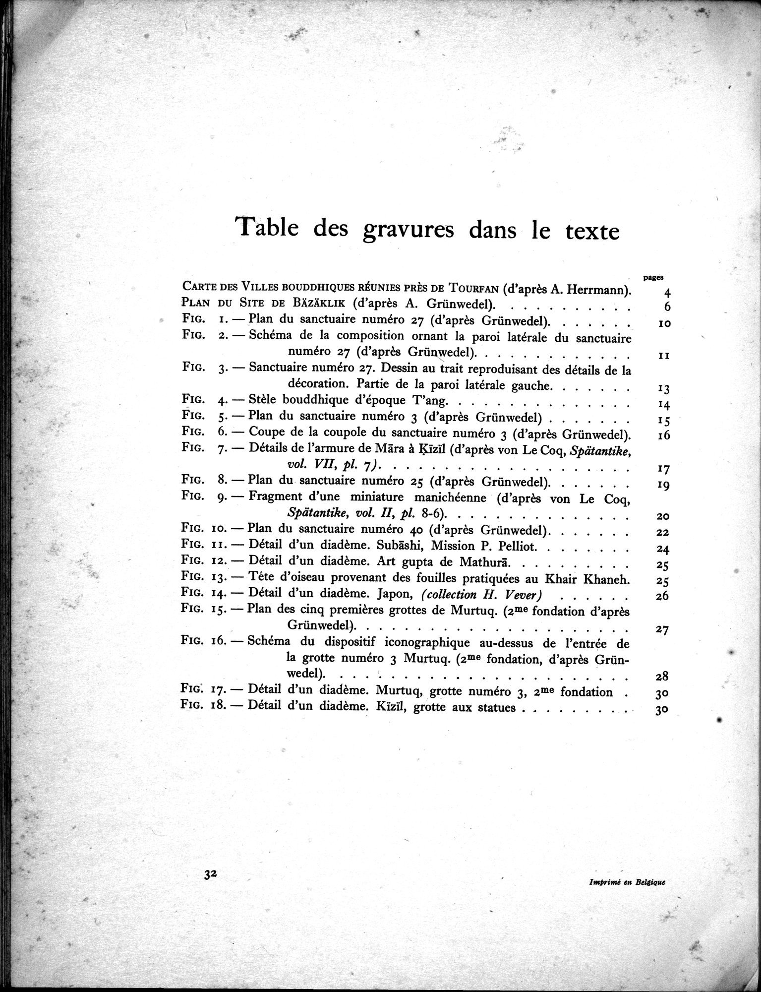 Recherches Archéologiques en Asie Centrale (1931) : vol.1 / 42 ページ（白黒高解像度画像）