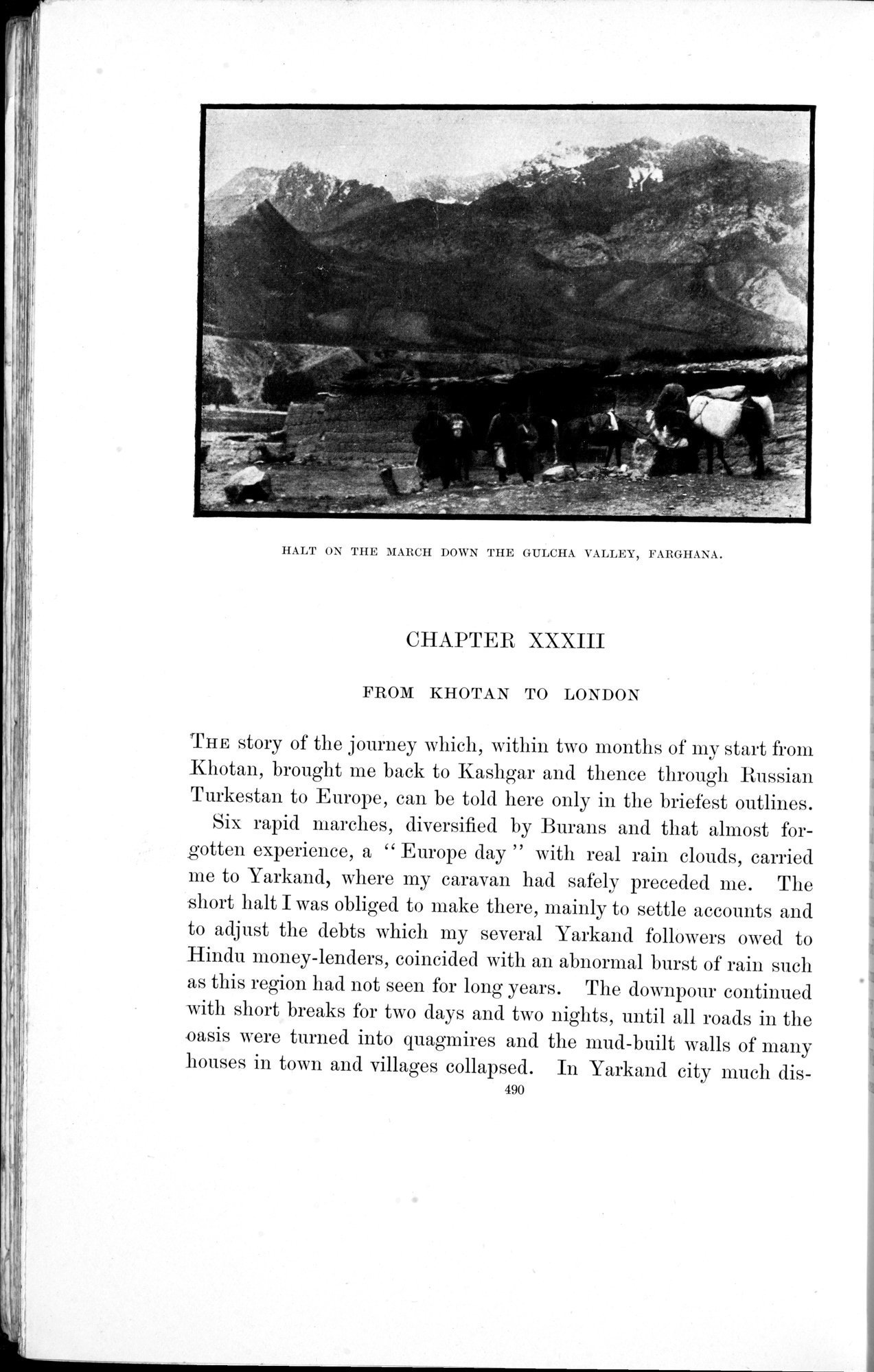 Sand-Buried Ruins of Khotan : vol.1 / 542 ページ（白黒高解像度画像）