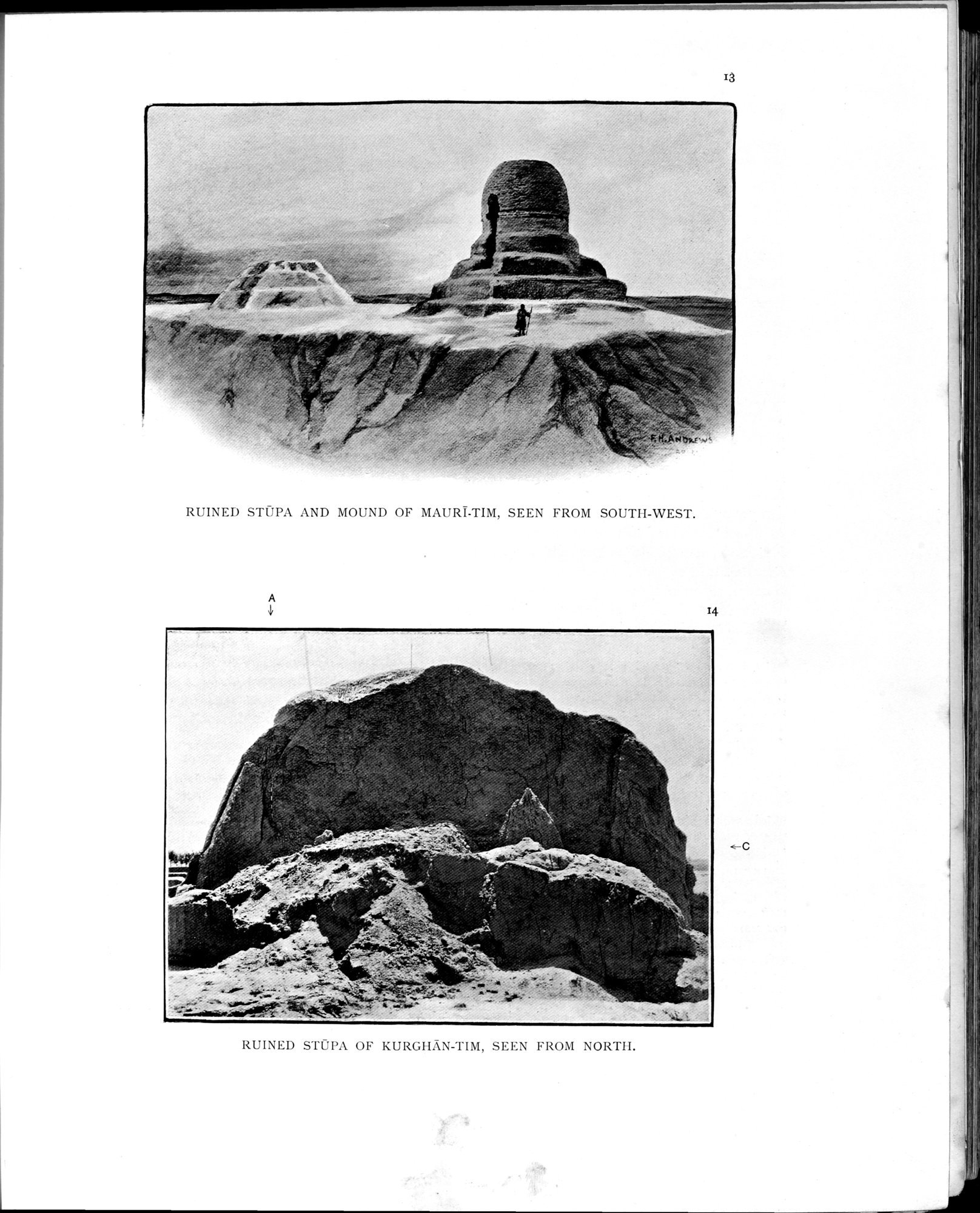 Ancient Khotan : vol.1 / 115 ページ（白黒高解像度画像）