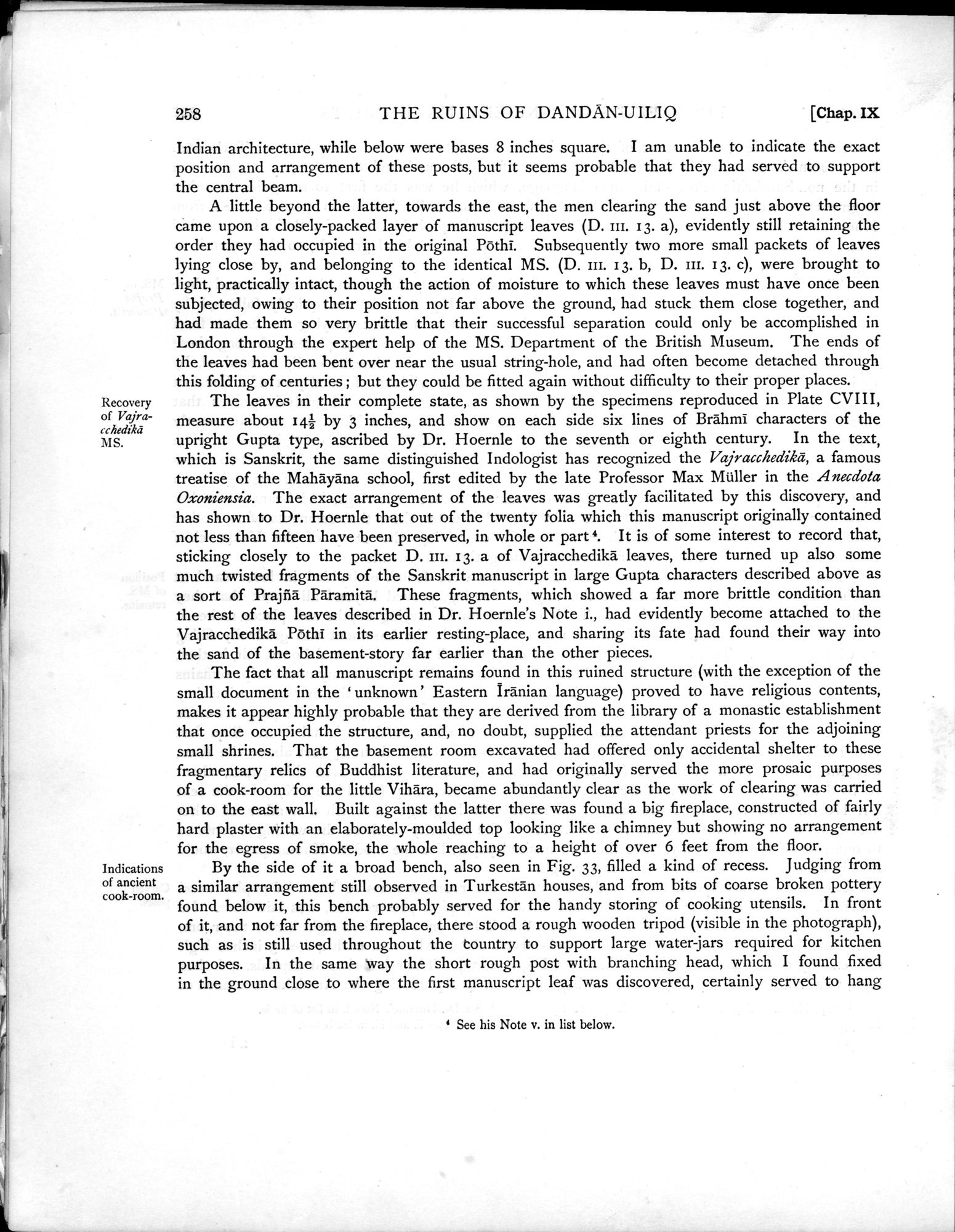 Ancient Khotan : vol.1 / 318 ページ（白黒高解像度画像）