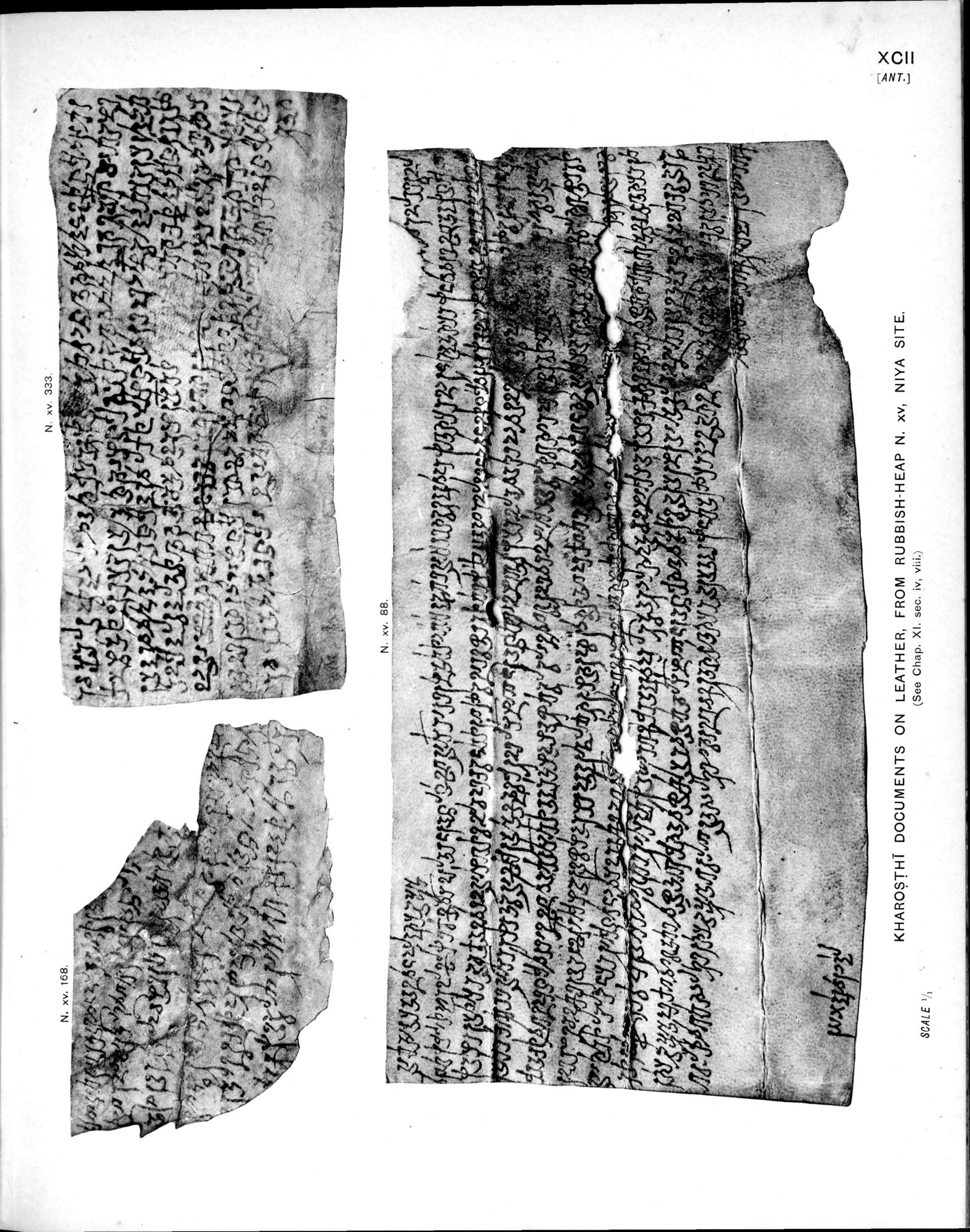 Ancient Khotan : vol.2 / 195 ページ（白黒高解像度画像）