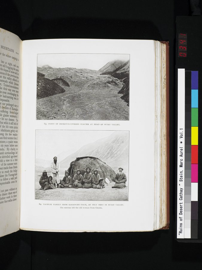Ruins of Desert Cathay : vol.1 / 341 ページ（カラー画像）