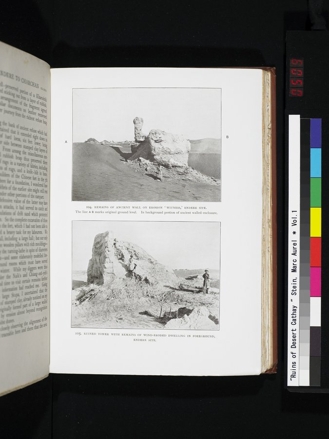 Ruins of Desert Cathay : vol.1 / 509 ページ（カラー画像）