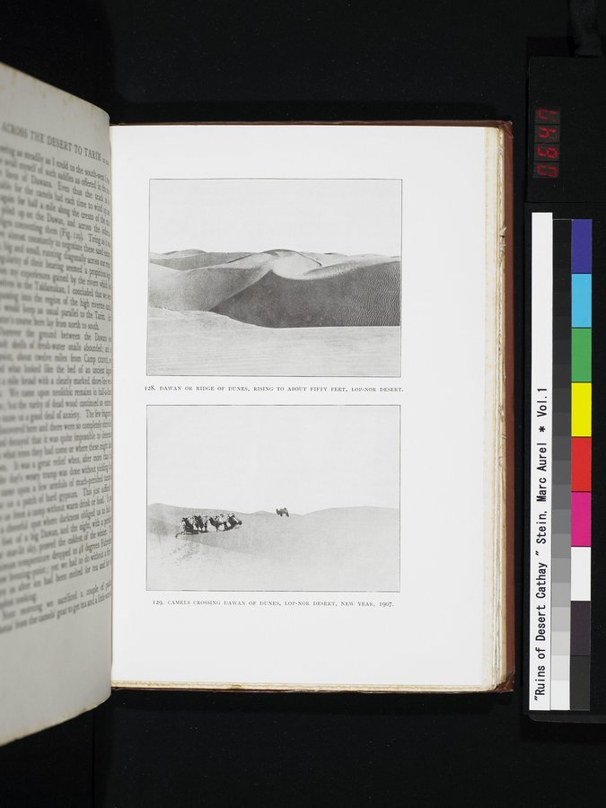 Ruins of Desert Cathay : vol.1 / 647 ページ（カラー画像）