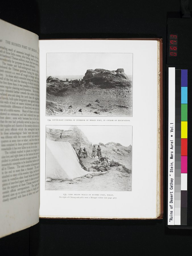 Ruins of Desert Cathay : vol.1 / 673 ページ（カラー画像）