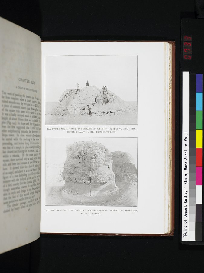 Ruins of Desert Cathay : vol.1 / 733 ページ（カラー画像）
