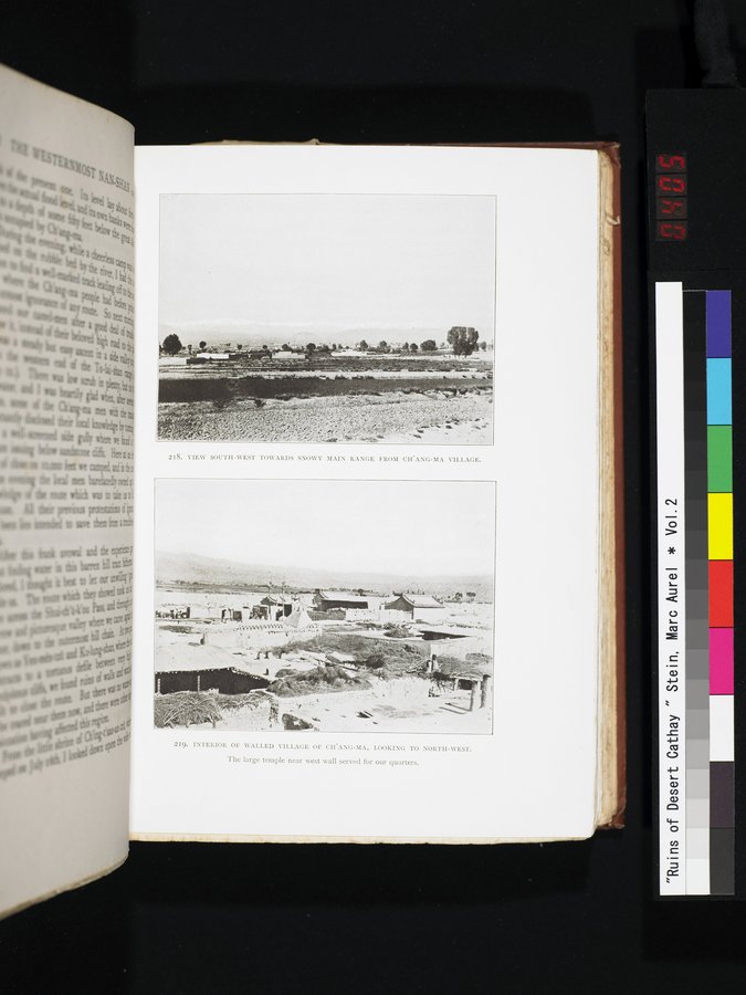 Ruins of Desert Cathay : vol.2 / 405 ページ（カラー画像）