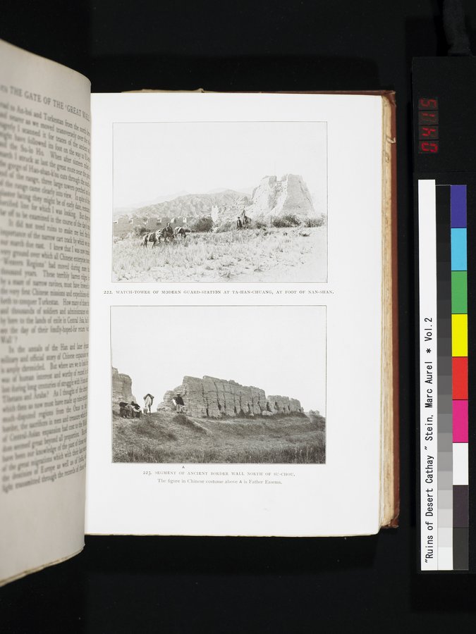 Ruins of Desert Cathay : vol.2 / 415 ページ（カラー画像）