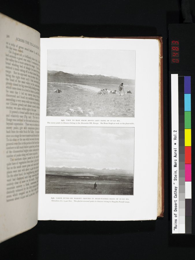 Ruins of Desert Cathay : vol.2 / 483 ページ（カラー画像）