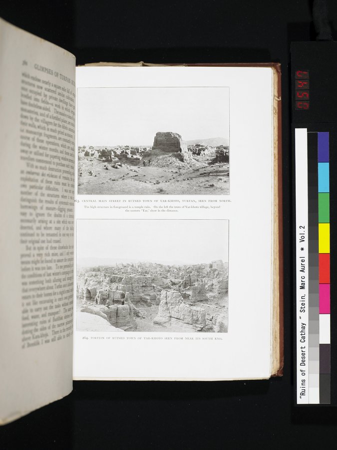 Ruins of Desert Cathay : vol.2 / 547 ページ（カラー画像）