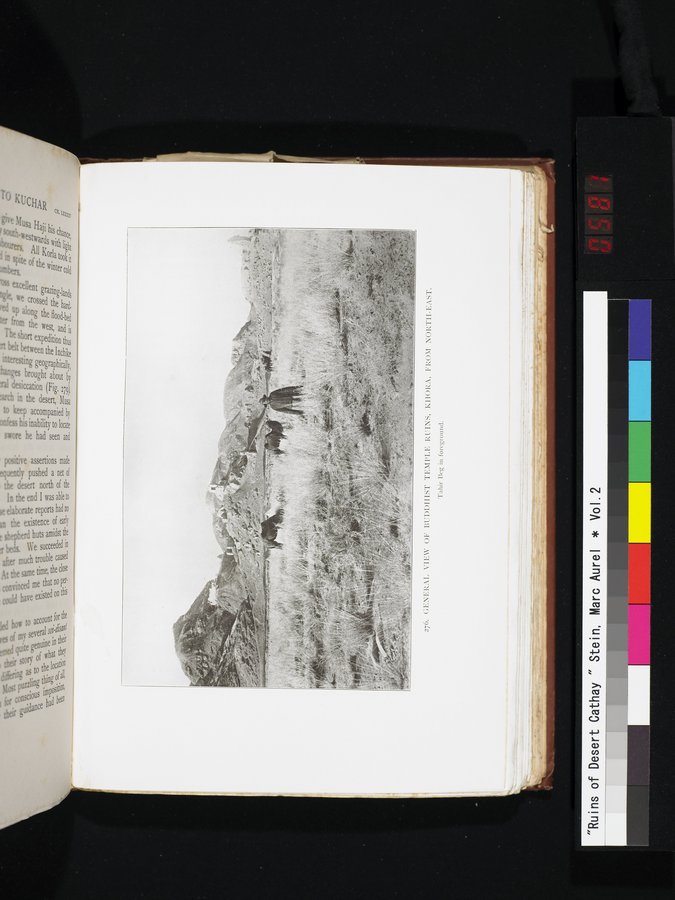 Ruins of Desert Cathay : vol.2 / 581 ページ（カラー画像）