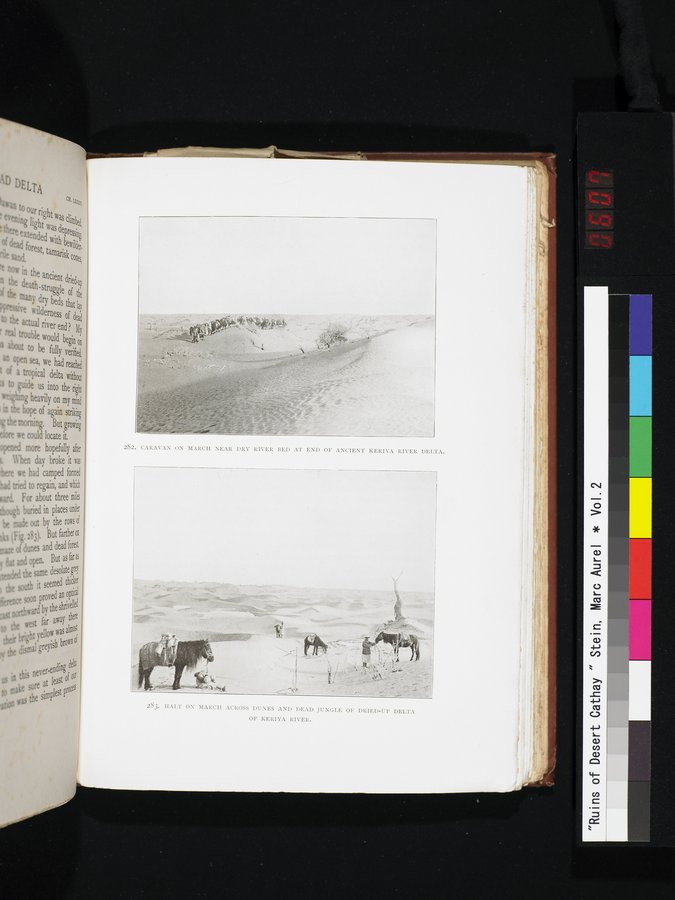 Ruins of Desert Cathay : vol.2 / 607 ページ（カラー画像）