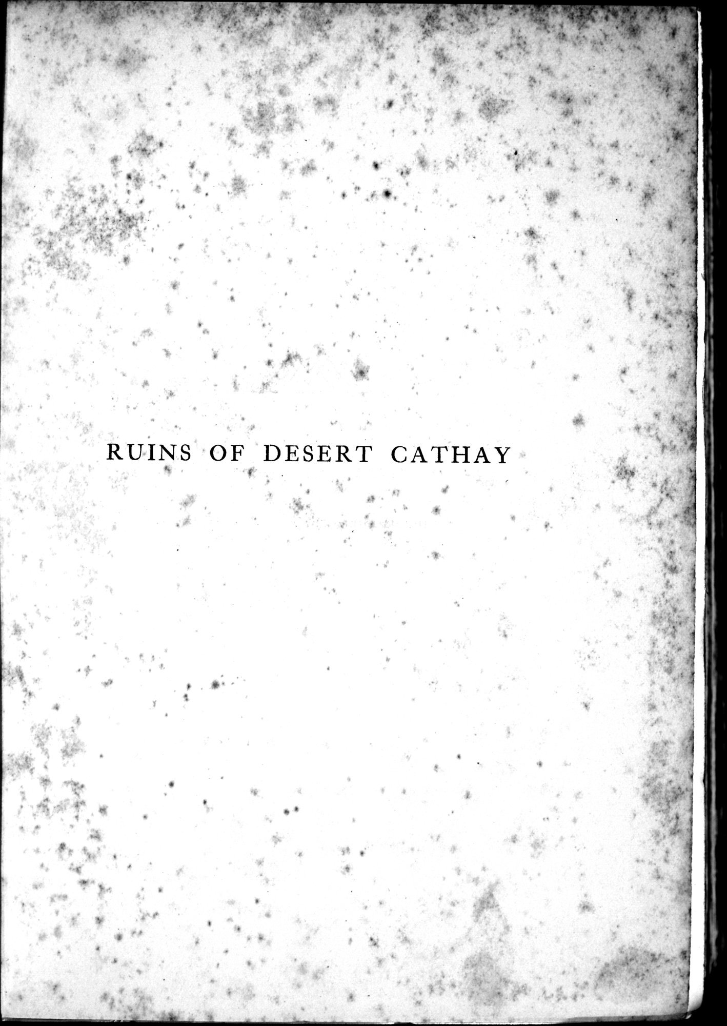 Ruins of Desert Cathay : vol.2 / 5 ページ（白黒高解像度画像）