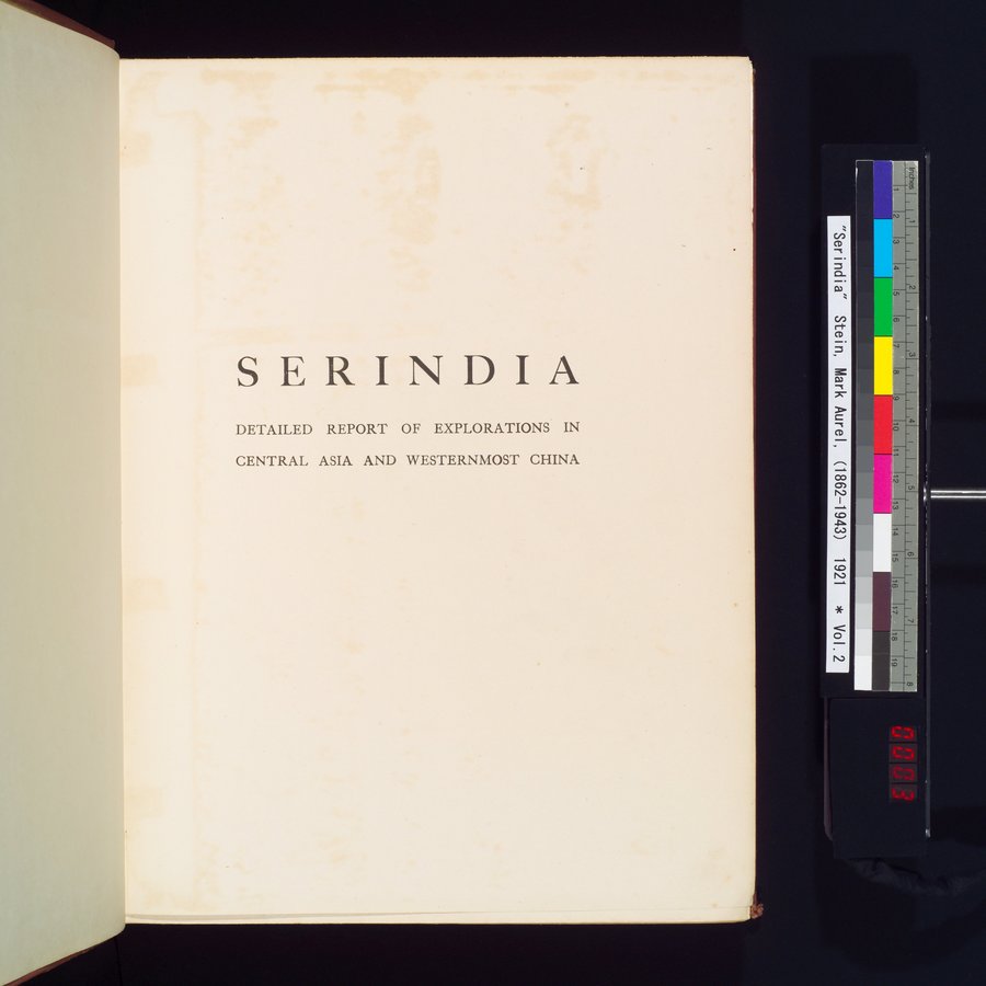 Serindia : vol.2 / 5 ページ（カラー画像）