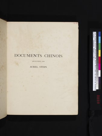 Les documents chinois découverts par Aurel Stein dans les sables du Turkestan Oriental : vol.1 : Page 7