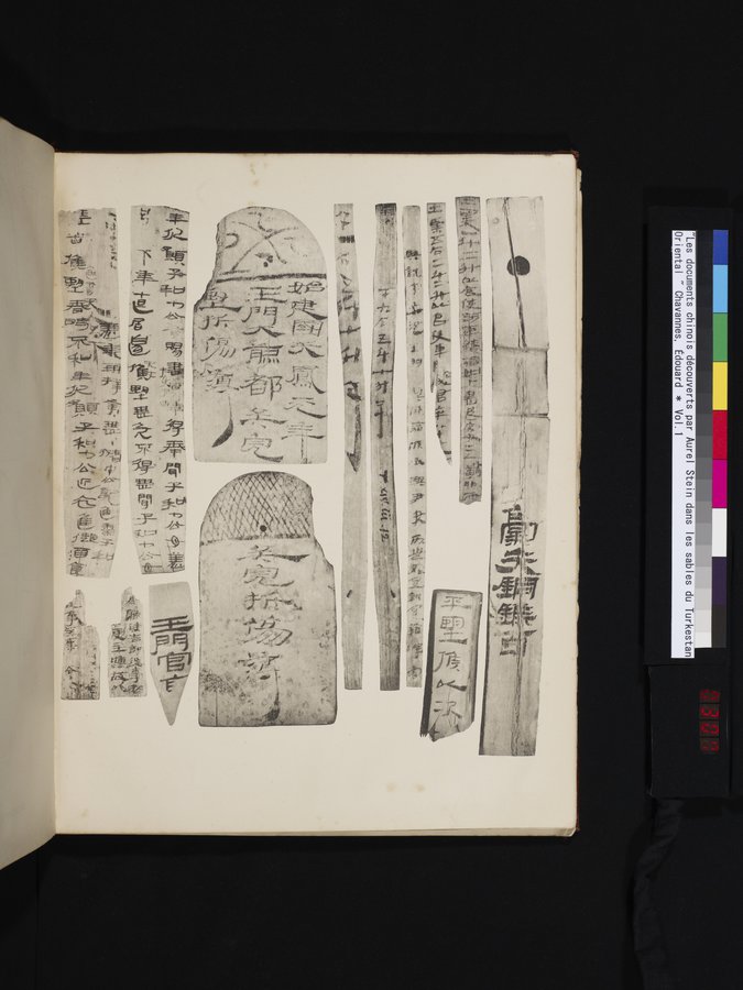 Les documents chinois découverts par Aurel Stein dans les sables du Turkestan Oriental : vol.1 / Page 307 (Color Image)