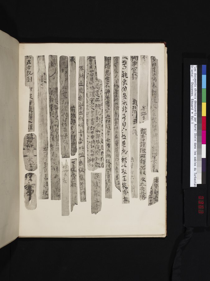 Les documents chinois découverts par Aurel Stein dans les sables du Turkestan Oriental : vol.1 / 363 ページ（カラー画像）