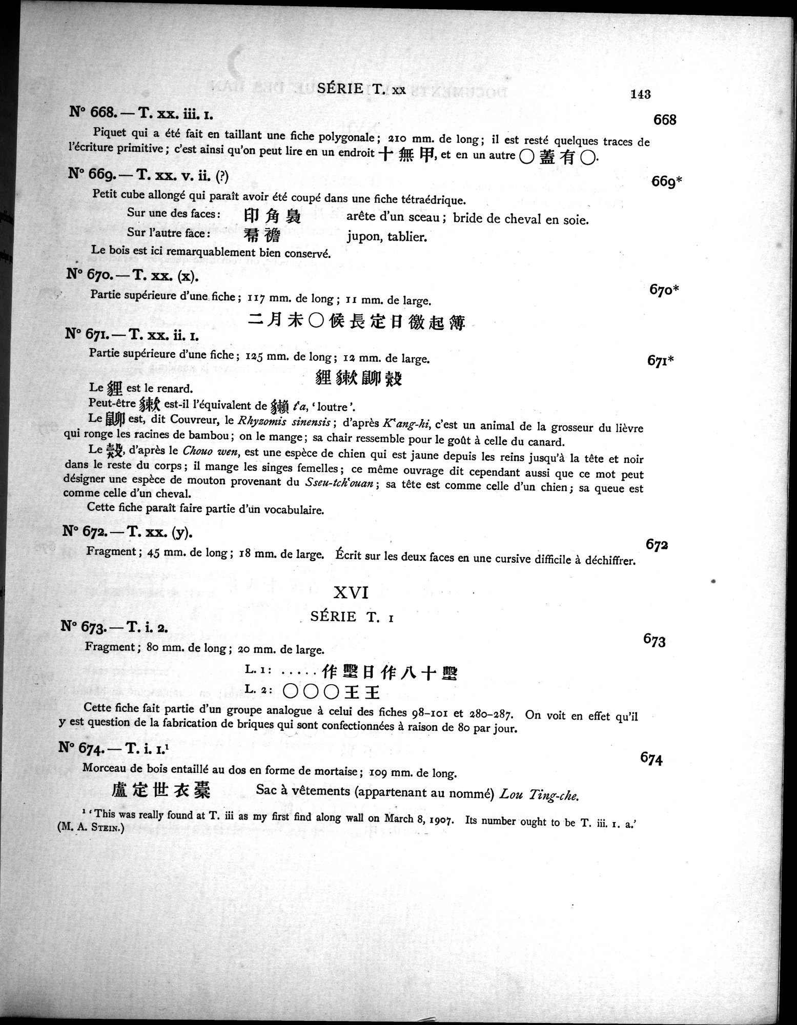 Les documents chinois découverts par Aurel Stein dans les sables du Turkestan Oriental : vol.1 / Page 177 (Grayscale High Resolution Image)