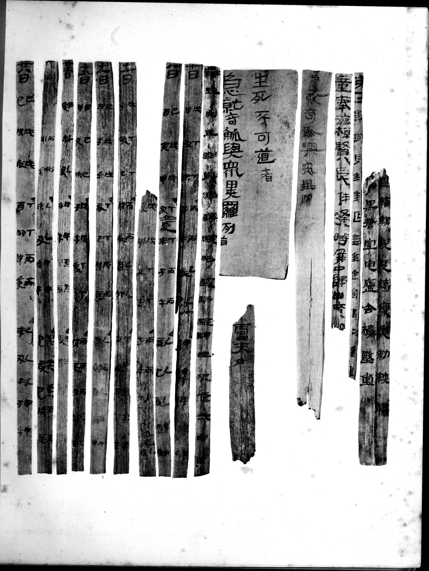 Les documents chinois découverts par Aurel Stein dans les sables du Turkestan Oriental : vol.1 / 275 ページ（白黒高解像度画像）