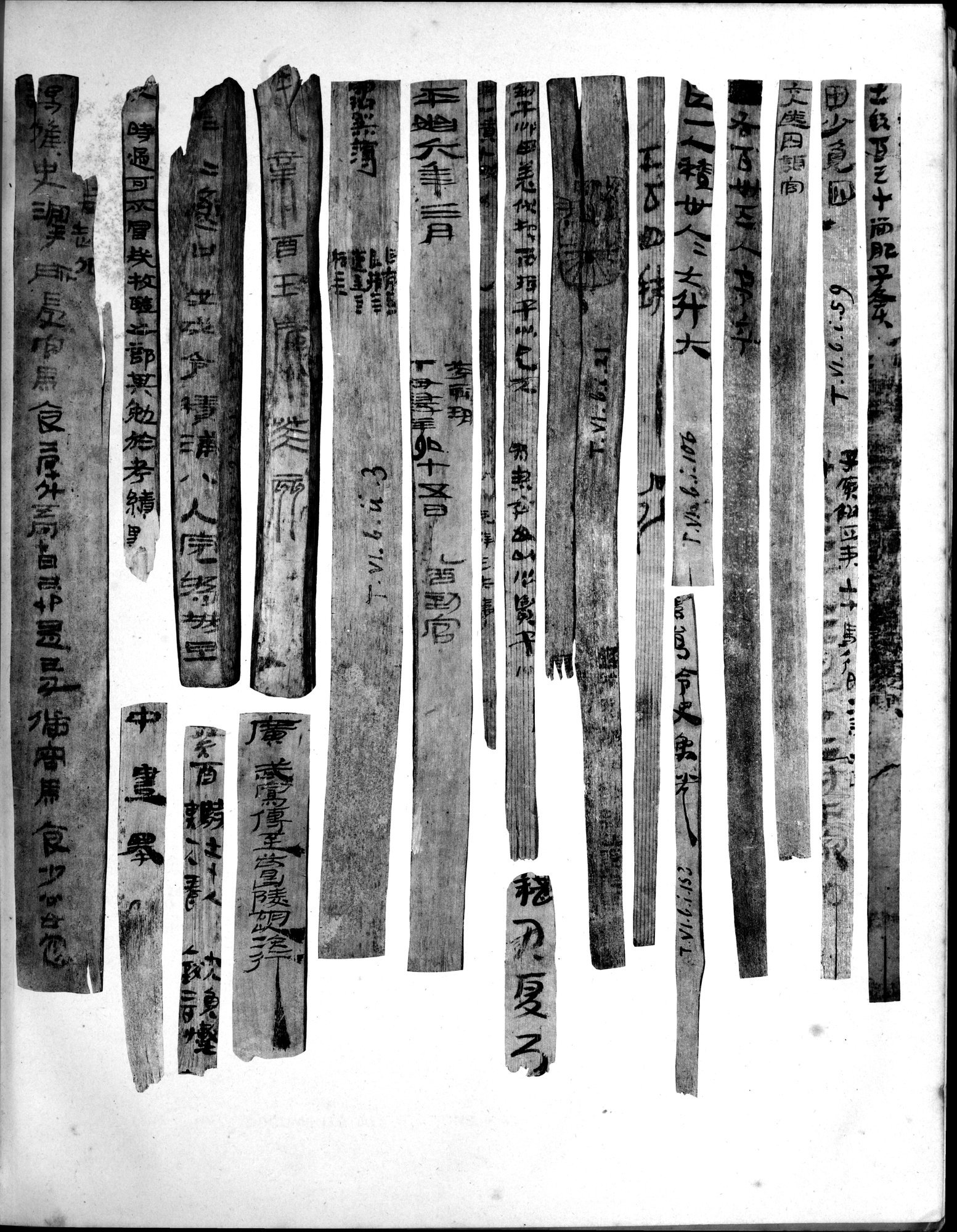 Les documents chinois découverts par Aurel Stein dans les sables du Turkestan Oriental : vol.1 / Page 299 (Grayscale High Resolution Image)