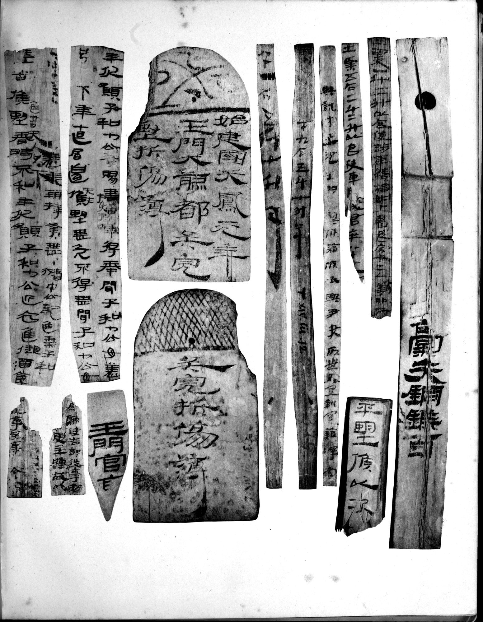 Les documents chinois découverts par Aurel Stein dans les sables du Turkestan Oriental : vol.1 / 307 ページ（白黒高解像度画像）
