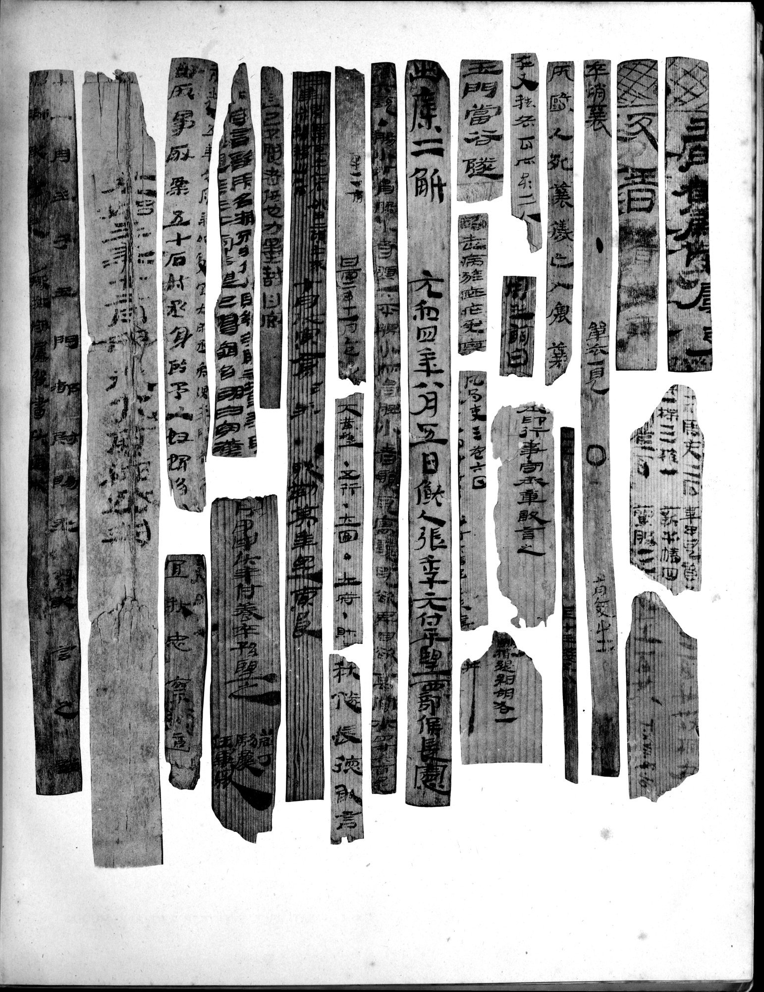 Les documents chinois découverts par Aurel Stein dans les sables du Turkestan Oriental : vol.1 / 315 ページ（白黒高解像度画像）